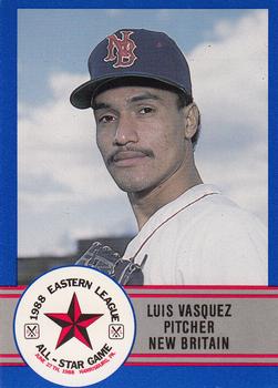 1988 ProCards Eastern League All-Stars #E-24 Luis Vasquez Front