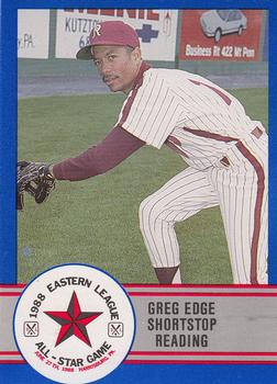 1988 ProCards Eastern League All-Stars #E-32 Greg Edge Front