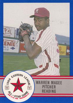 1988 ProCards Eastern League All-Stars #E-33 Warren Magee Front