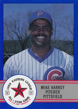1988 ProCards Eastern League All-Stars #E-26 Mike Harkey Front