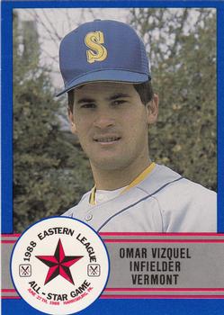1988 ProCards Eastern League All-Stars #E-37 Omar Vizquel Front