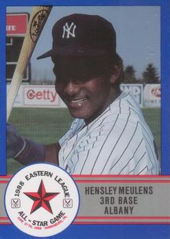 1988 ProCards Eastern League All-Stars #E-3 Hensley Meulens Front
