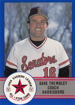 1988 ProCards Eastern League All-Stars #E-45 Dave Trembley Front