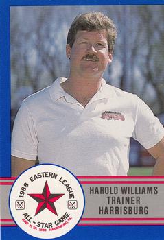 1988 ProCards Eastern League All-Stars #E-46 Harold Williams Front
