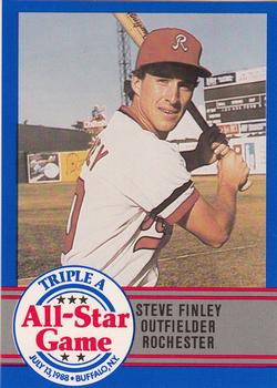 1988 ProCards Triple A All-Stars #29 Steve Finley Front