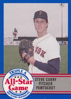 1988 ProCards Triple A All-Stars #31 Steve Curry Front