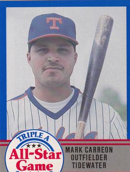 1988 ProCards Triple A All-Stars #39 Mark Carreon Front