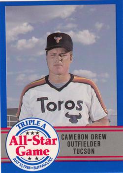 1988 ProCards Triple A All-Stars #44 Cameron Drew Front