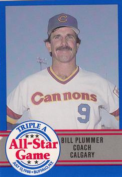 1988 ProCards Triple A All-Stars #49 Bill Plummer Front