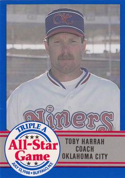1988 ProCards Triple A All-Stars #51 Toby Harrah Front