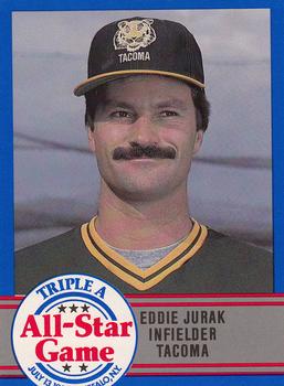 1988 ProCards Triple A All-Stars #6 Eddie Jurak Front