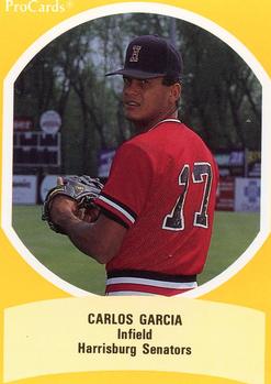 1990 ProCards Eastern League All-Stars #EL25 Carlos Garcia Front