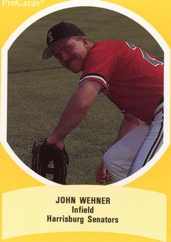 1990 ProCards Eastern League All-Stars #EL26 John Wehner Front