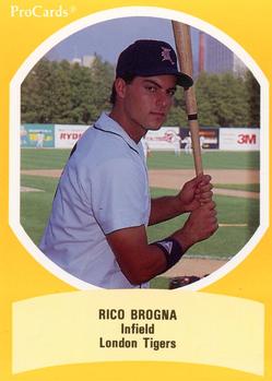 1990 ProCards Eastern League All-Stars #EL4 Rico Brogna Front