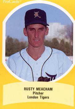 1990 ProCards Eastern League All-Stars #EL6 Rusty Meacham Front