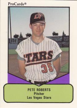 1990 ProCards AAA #10 Pete Roberts Front