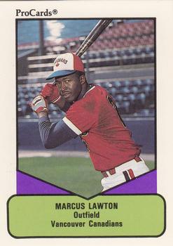 1990 ProCards AAA #178 Marcus Lawton Front