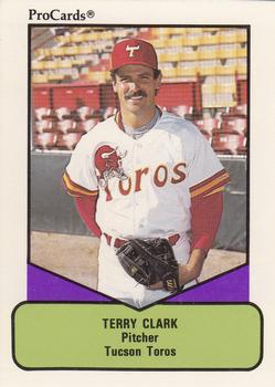 1990 ProCards AAA #188 Terry Clark Front