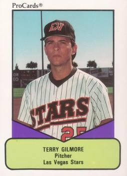 1990 ProCards AAA #1 Terry Gilmore Front