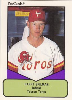 1990 ProCards AAA #200 Harry Spilman Front