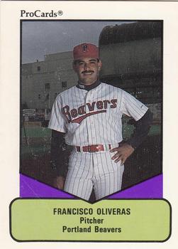1990 ProCards AAA #246 Francisco Oliveras Front
