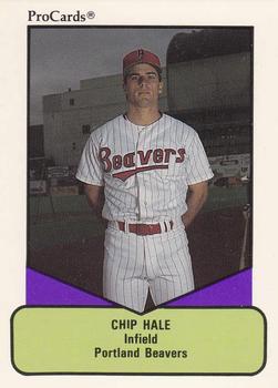 1990 ProCards AAA #253 Chip Hale Front