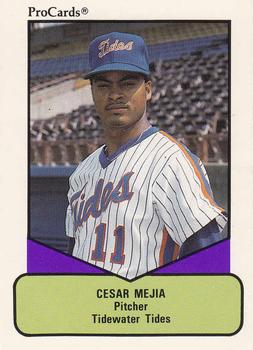 1990 ProCards AAA #271 Cesar Mejia Front
