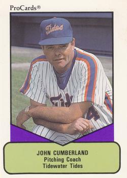 1990 ProCards AAA #292 John Cumberland Front