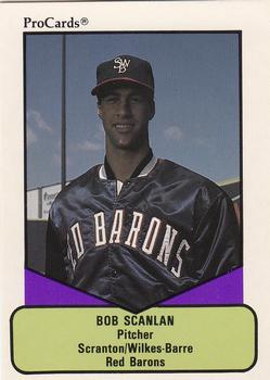 1990 ProCards AAA #301 Bob Scanlan Front