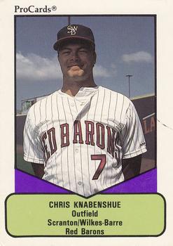 1990 ProCards AAA #313 Chris Knabenshue Front
