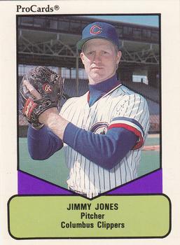 1990 ProCards AAA #322 Jimmy Jones Front