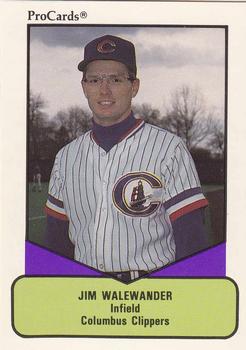 1990 ProCards AAA #336 Jim Walewander Front