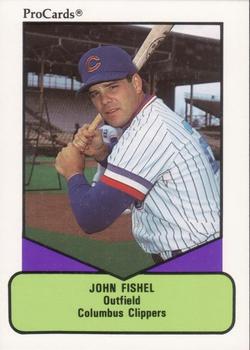 1990 ProCards AAA #339 John Fishel Front