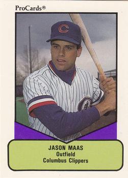1990 ProCards AAA #340 Jason Maas Front