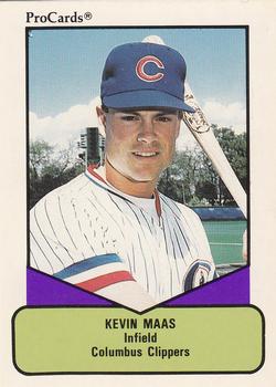 1990 ProCards AAA #341 Kevin Maas Front