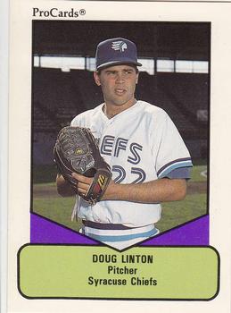 1990 ProCards AAA #347 Doug Linton Front