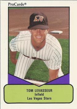 1990 ProCards AAA #17 Tom LeVasseur Front