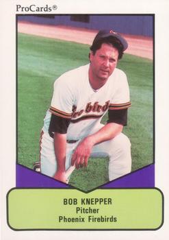 1990 ProCards AAA #33 Bob Knepper Front