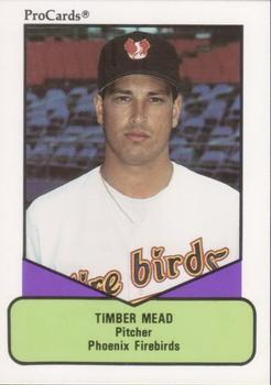1990 ProCards AAA #36 Timber Mead Front
