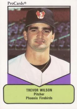 1990 ProCards AAA #38 Trevor Wilson Front