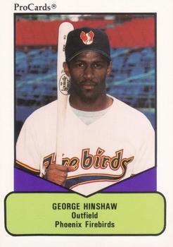 1990 ProCards AAA #48 George Hinshaw Front