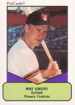 1990 ProCards AAA #49 Mike Kingery Front