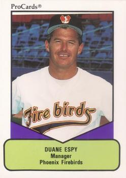 1990 ProCards AAA #53 Duane Espy Front
