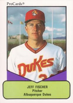 1990 ProCards AAA #59 Jeff Fischer Front