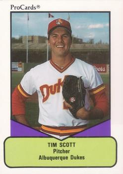 1990 ProCards AAA #65 Tim Scott Front