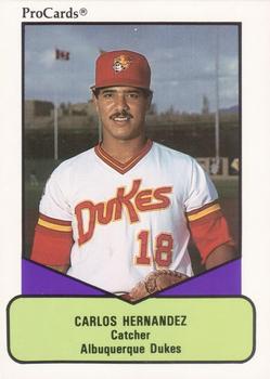1990 ProCards AAA #70 Carlos Hernandez Front