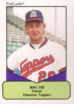 1990 ProCards AAA #89 Mike Erb Front