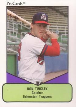 1990 ProCards AAA #96 Ron Tingley Front