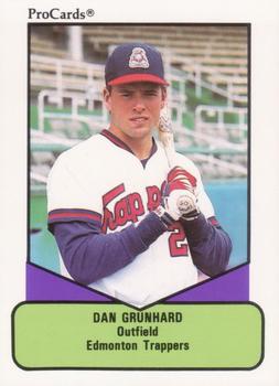 1990 ProCards AAA #104 Dan Grunhard Front