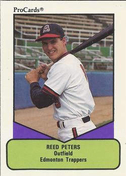 1990 ProCards AAA #105 Reed Peters Front